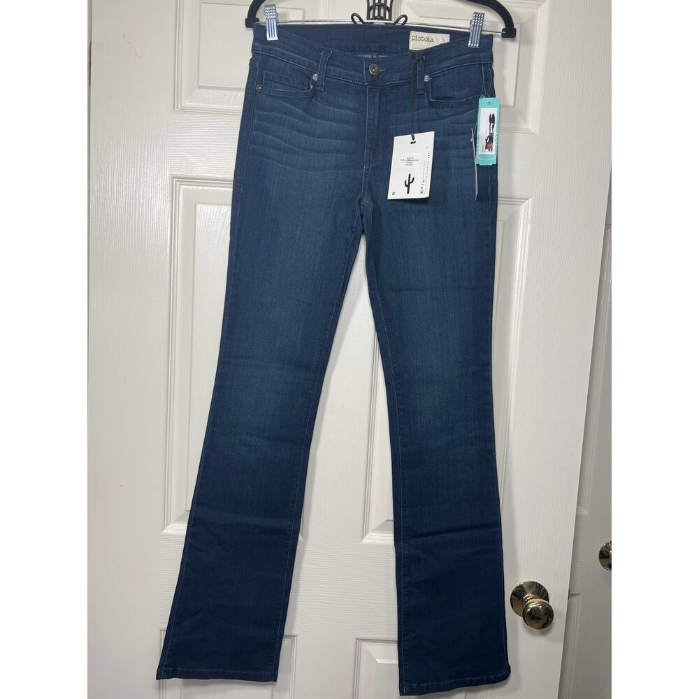 NWT Pistola Stitch Fix Brennan Bootcut Leg Pacifica Dark Blue Wash Size 28